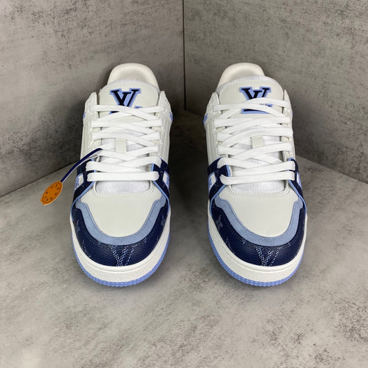 LV Trainer — White Blue Damier