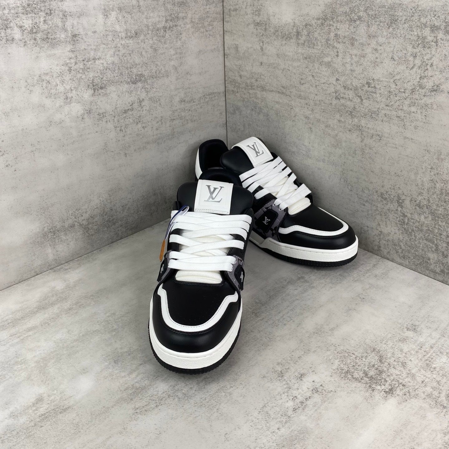 LV Trainer — Black Denim Monogram