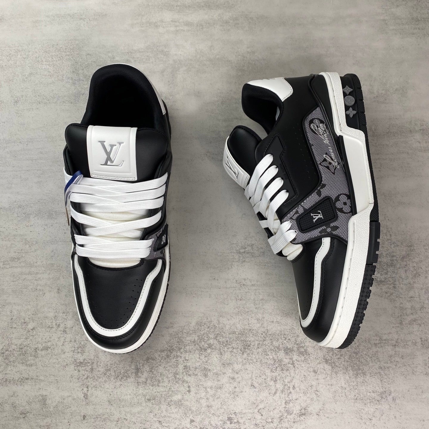 LV Trainer — Black Denim Monogram
