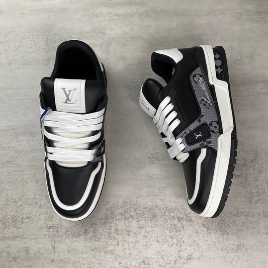 LV Trainer — Black Denim Monogram