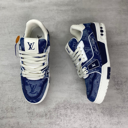 LV Trainer — Navy Tweed