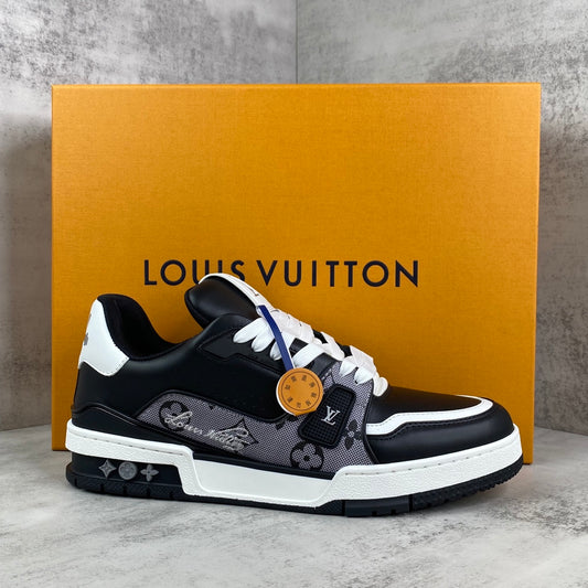 LV Trainer — Black Denim Monogram